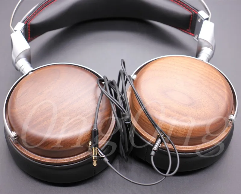 

50mm Wooden Headphone Housing High-End Big Headset Shell HIFI DIY Bass Large 53mm Earphone Cover Walnut Wood