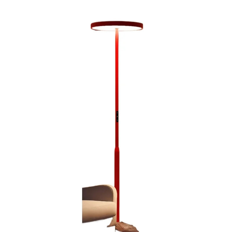 Living room office desk lamp, floor lamp, vertical decorative aluminum standard with adjustable brightness