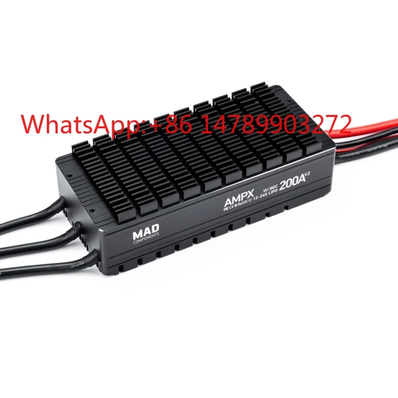 MAD AMPX 200A 12-24S ESC Regulator High Quality Low Voltage Brushless Electronic Motor Speed Controller