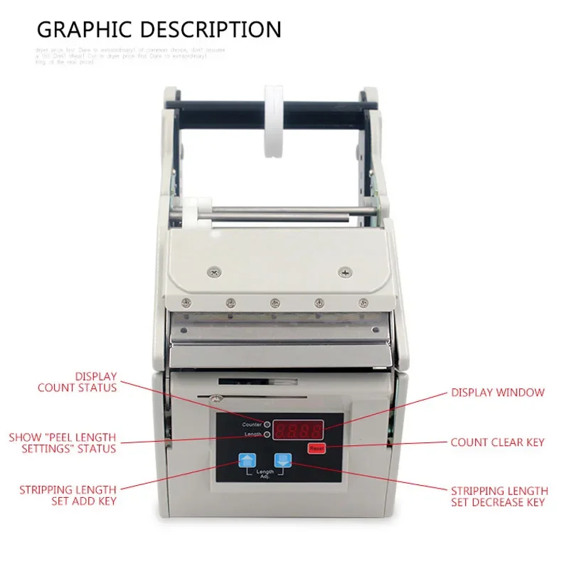 X-100 Automatic Label Dispenser Manual Sticker dispenser Automatic label dispenser / Peel labels machine