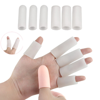 2\\5pcs Soft Silicone Finger Protector Gel Tubes Little Toe Protector Corn Pain Relief Sleeve Cover Toe Separators Foot Care Tool