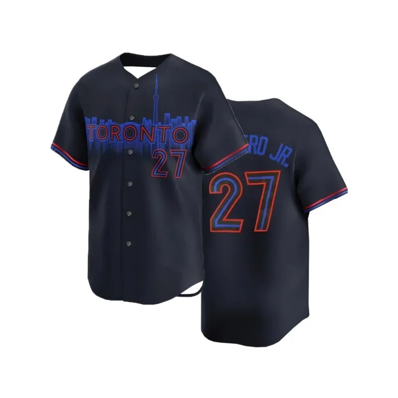 Boyfriend Style Men's Baseball Jersey Embroidery Loose Uniforms Breathable Outfits Casual Sports Short Sleeves Shirts Toronto