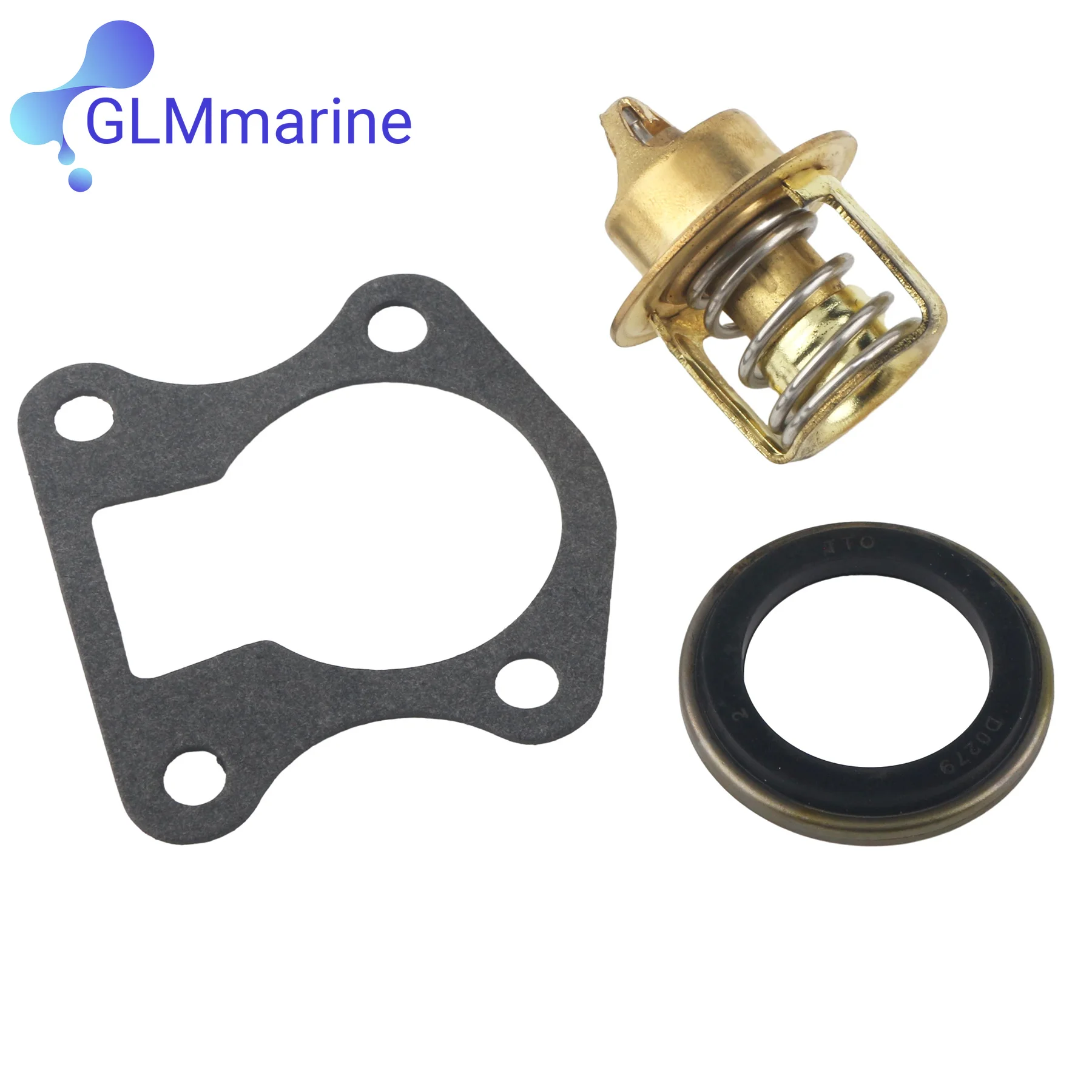

F664068 Thermostat Service Kit Compatible with Mercury Force 70 75 85 90 95 120 125 150 HP Engines 859620 Sierra 18-3527