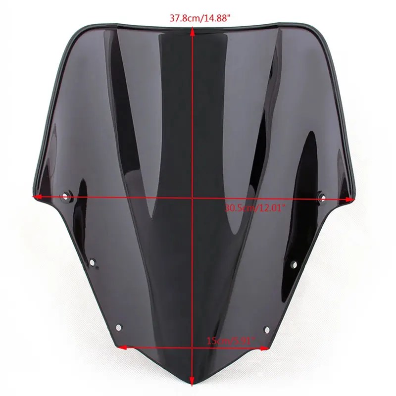 For Yamaha Fazer FZ1 1000 S FZ1S FZS1000 2006 - 2012 2013 2014 2015 Windscreen Screen Wind Deflectors Double Bubble Windshield