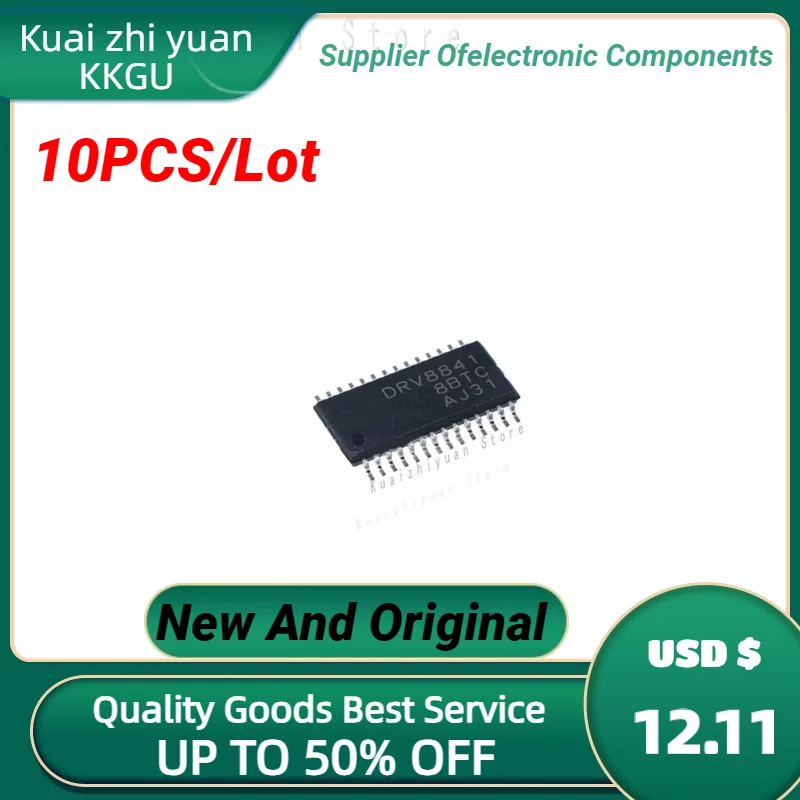 

10PCS/Lot New And Original DRV8841PWPR HTSSOP28 DRV8841PWP DRV8841 HTSSOP-28 Motor Driver Quality Goods