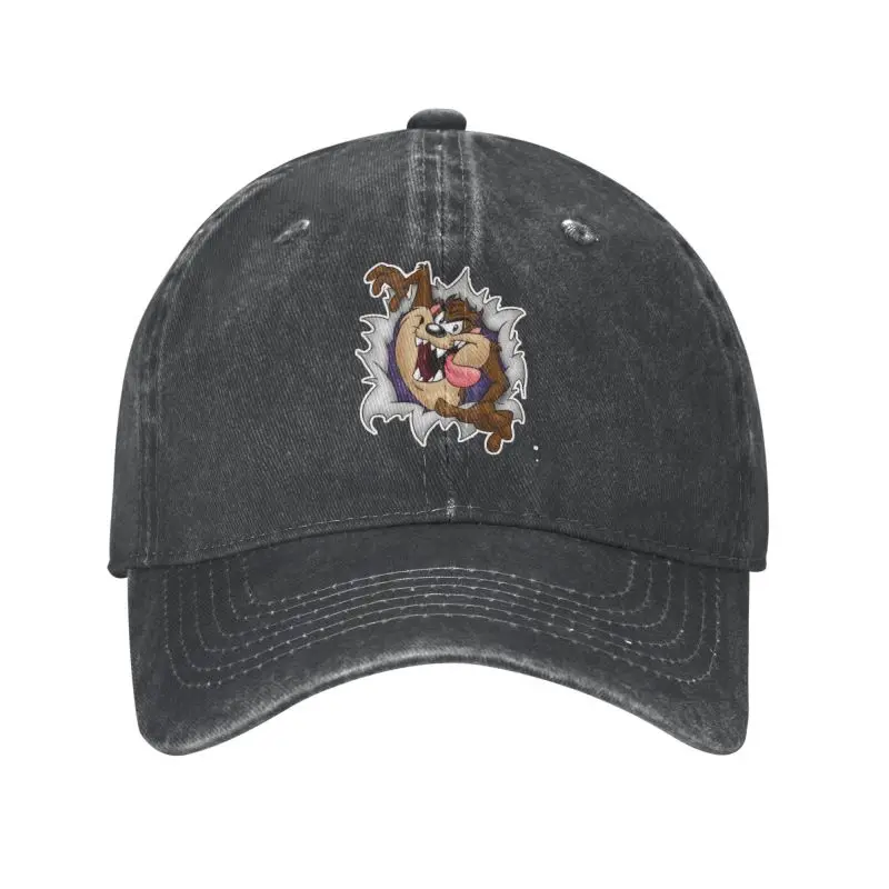 Custom Cotton Taz Comic Baseball Cap Women Men Adjustable Tasmanian Devil Wild And Crazy Dad Hat Outdoor