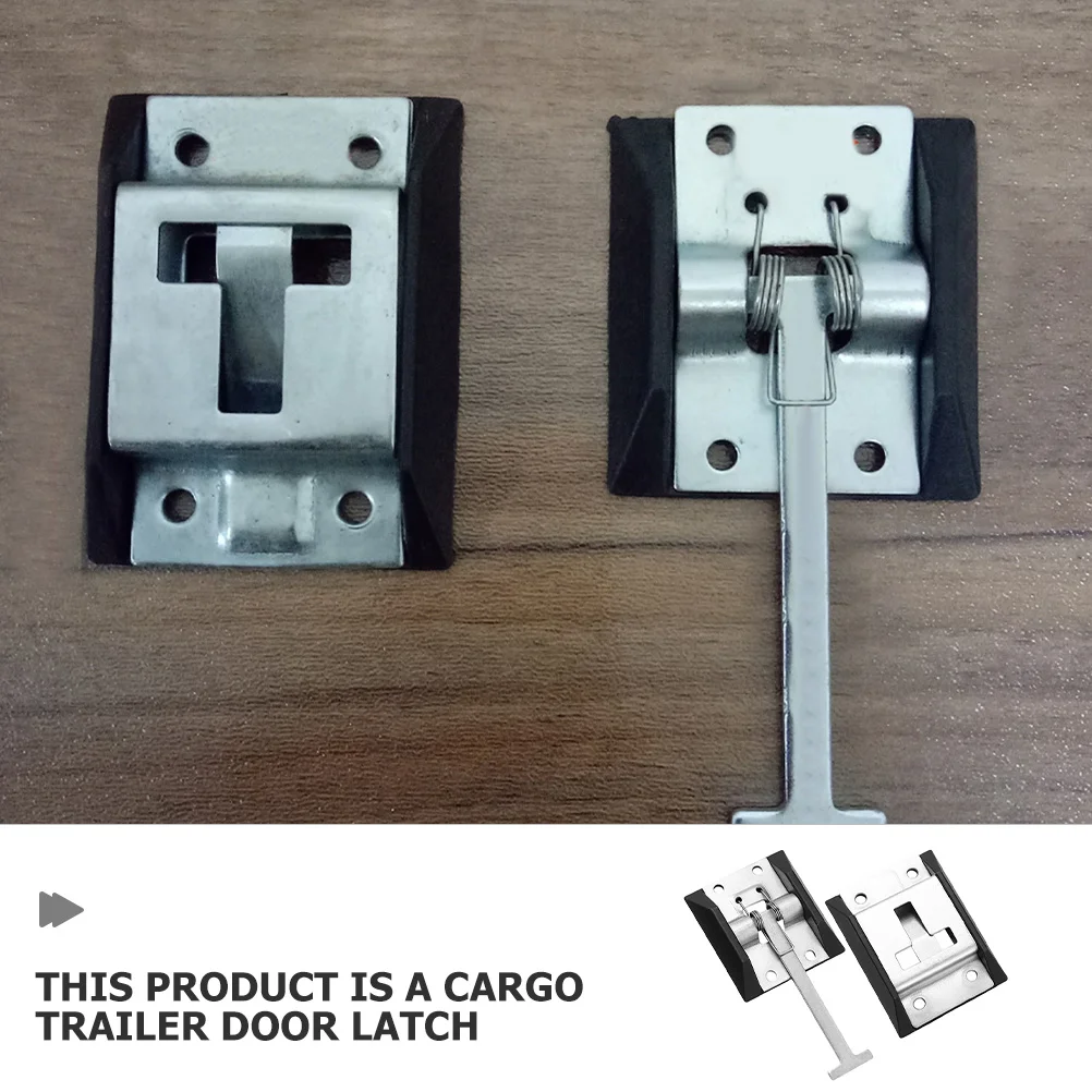 4 مجموعات البضائع مقطورة مزلاج الباب الثقيلة المعادن Rv مزلاج الباب حامل إغلاق آمن لمجموعة أدوات مقطورة معدات التخييم