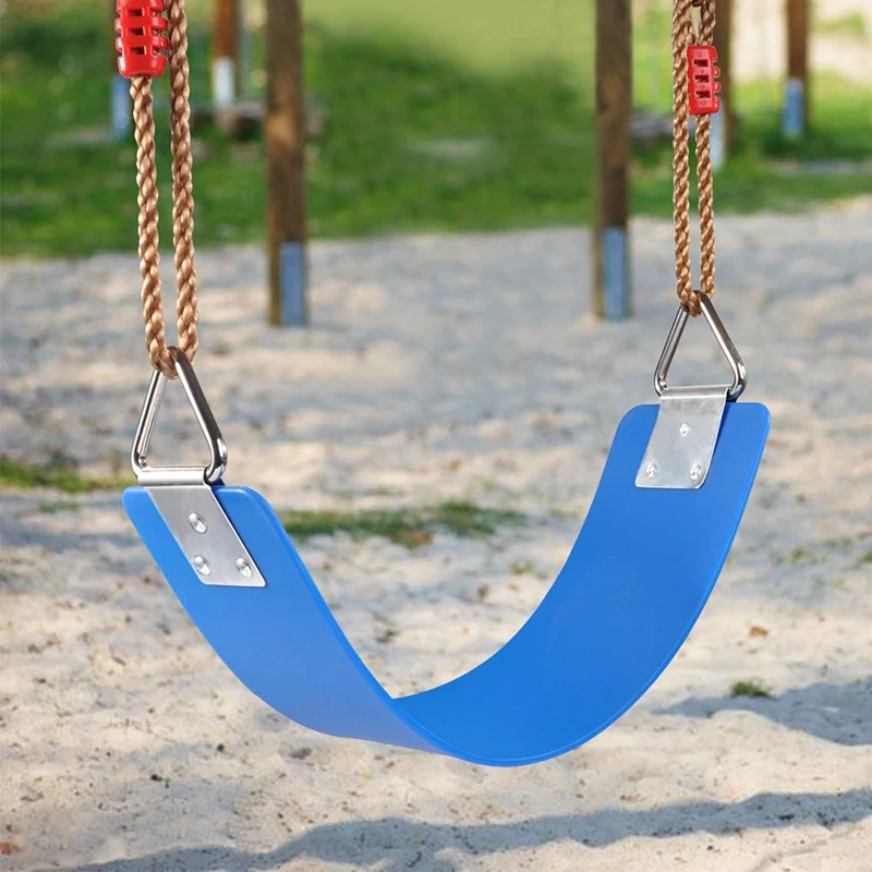 

Outdoor Children's Swing Seat EVA Heavy Duty Swing Accessories with Metal Triple-cornered Ring 300Kg /660 Lb Weight Limit Outdoo