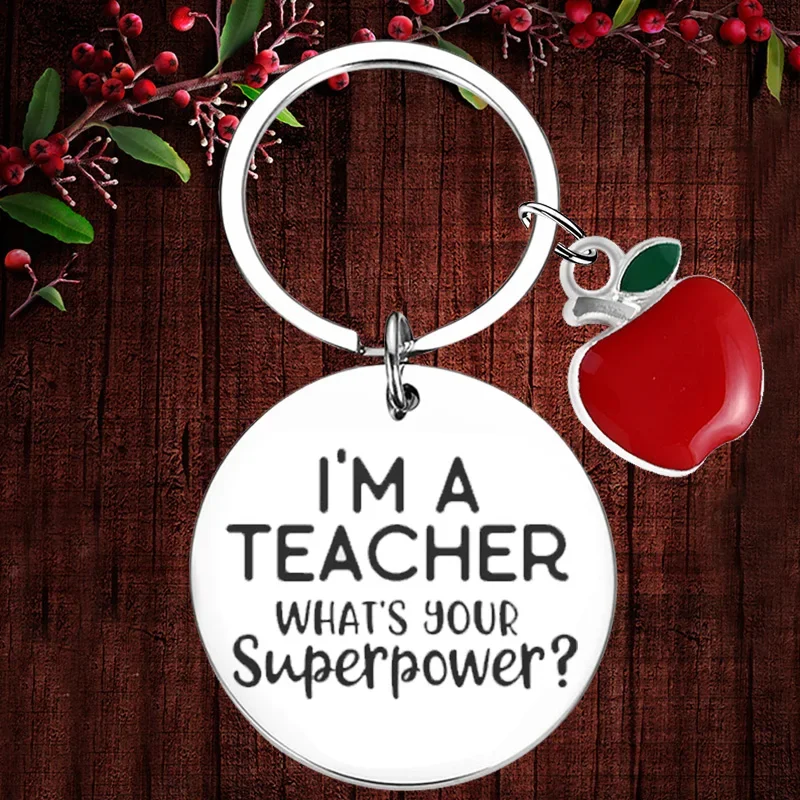 

Charm Teacher Gift Keychain Pendant Teacher Appreciation Gift Key Chains Appreciation Graduation Gift