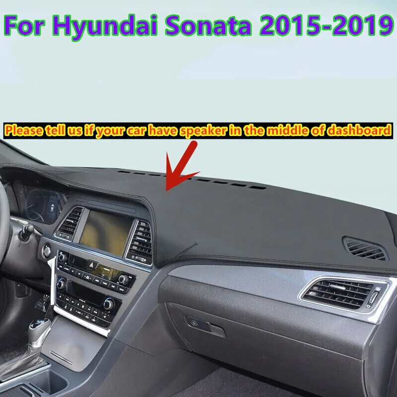 

Кожаный чехол для приборной панели автомобиля Hyundai Sonata 2015-2019