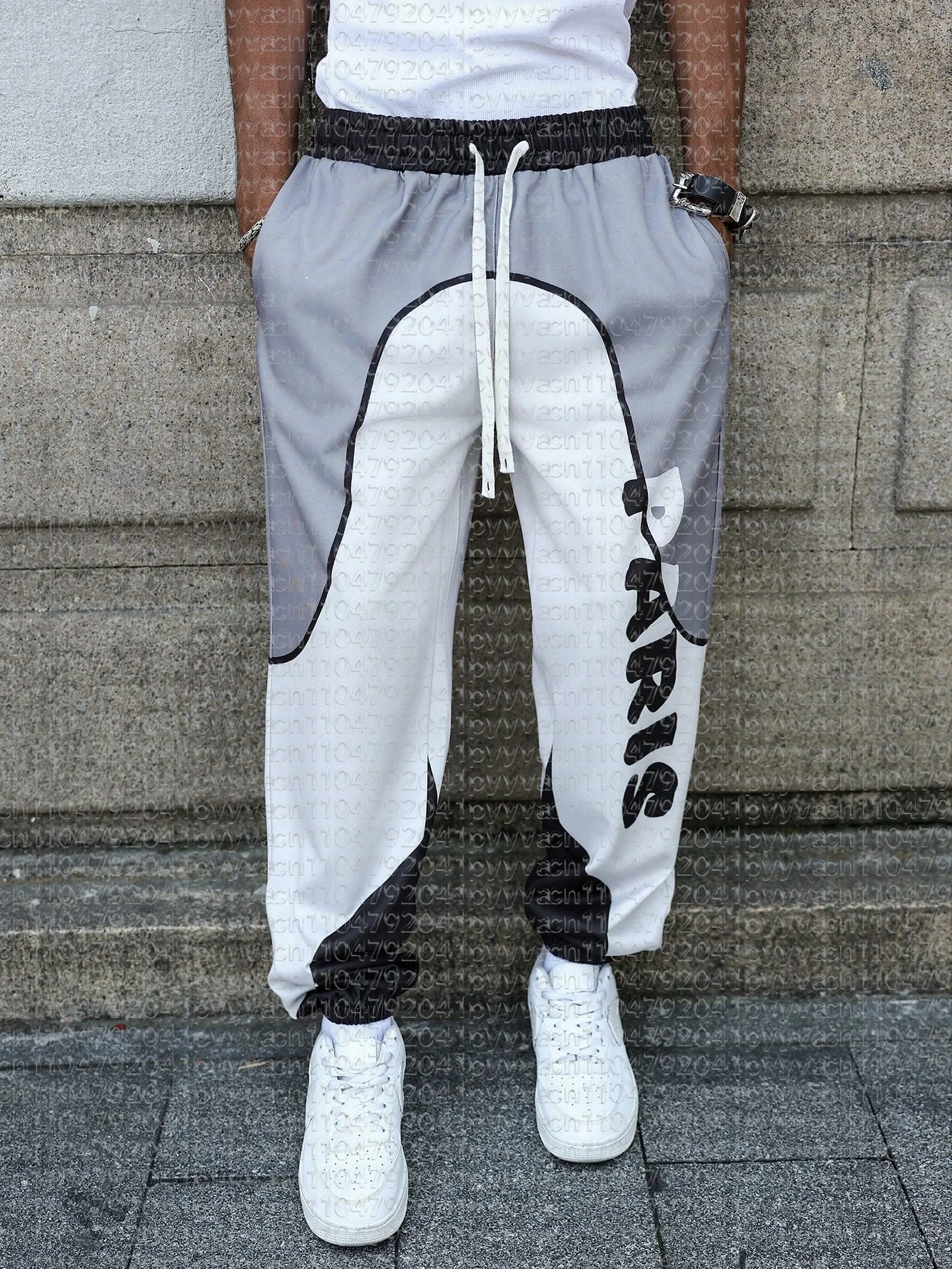 

New Men's and Women's Fashionable Street Fitness Pants Outdoor Running Casual Pants Oversized Loose and Fashionable Sports Pants