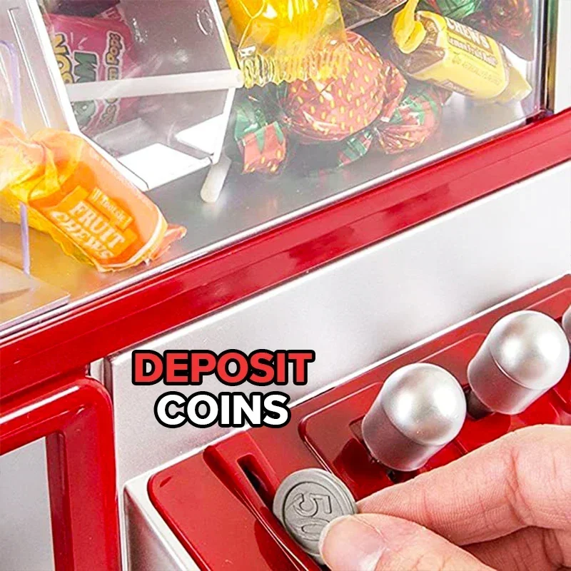 Mini-klauwmachine voor kinderen Veilige en duurzame speelgoedautomaat die verveling thuis vermindert, zoals afgebeeld