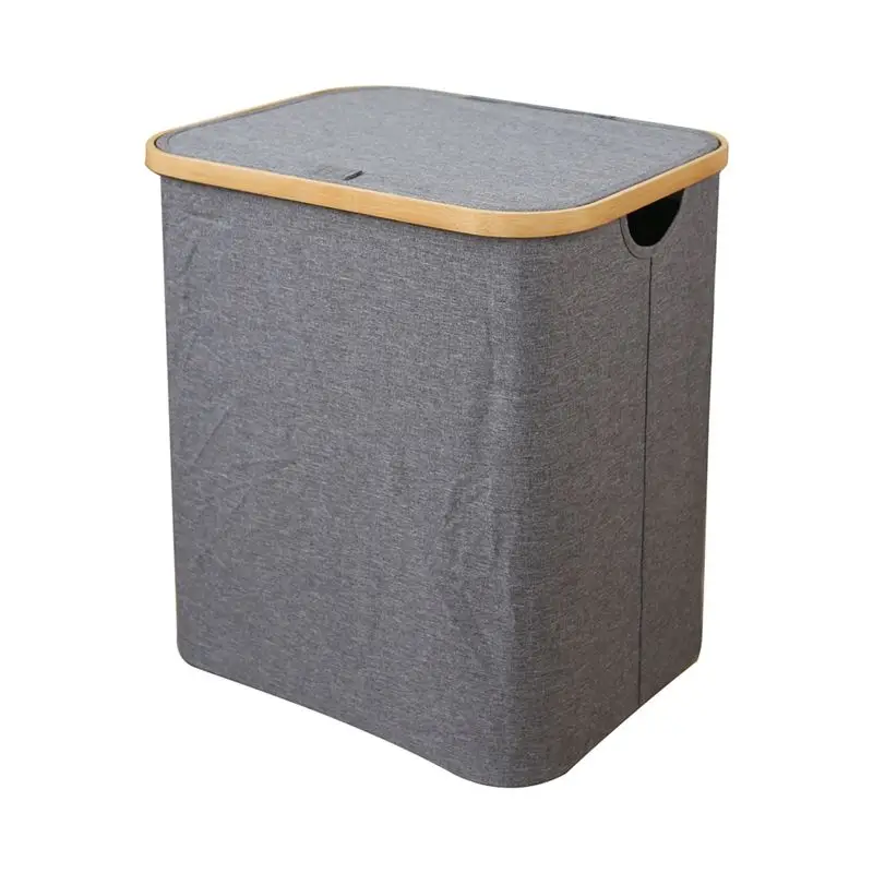 

Корзина для белья A02M со съемным мешком, высокая, водонепроницаемая, подходит для прачечной, спальни, A