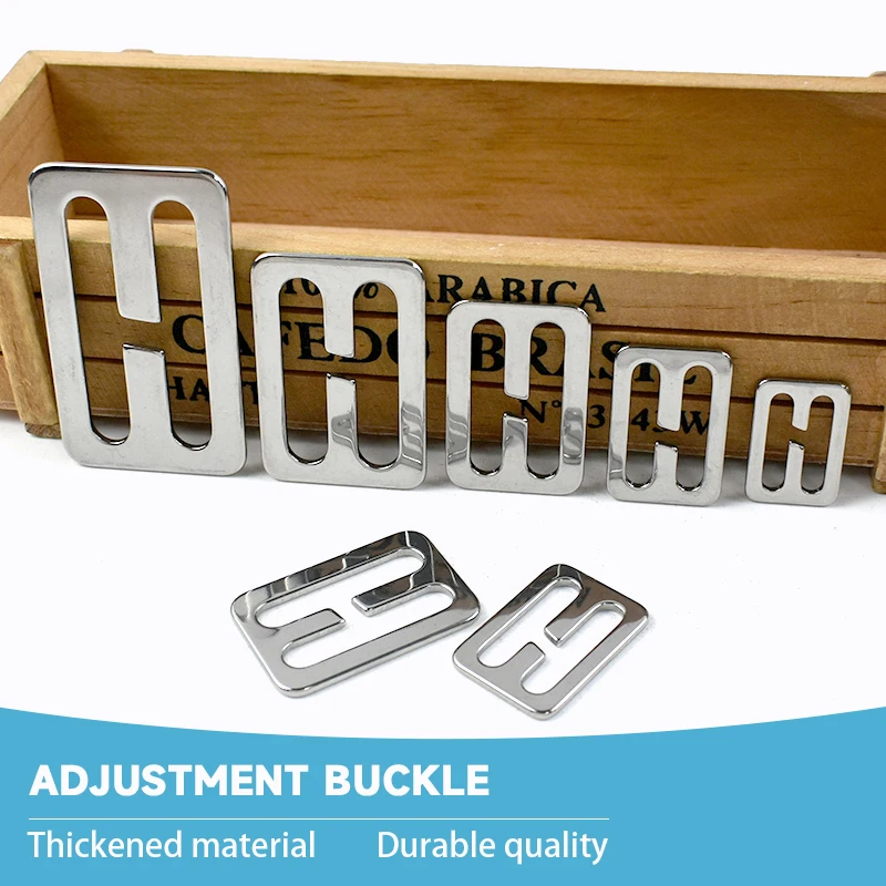 5/10Pcs Stainless Steel Buckles G Hook Ring for Bag Strap Backpack Fasteners Adjuster Clasp Webbing Belt Loops DIY Accessories