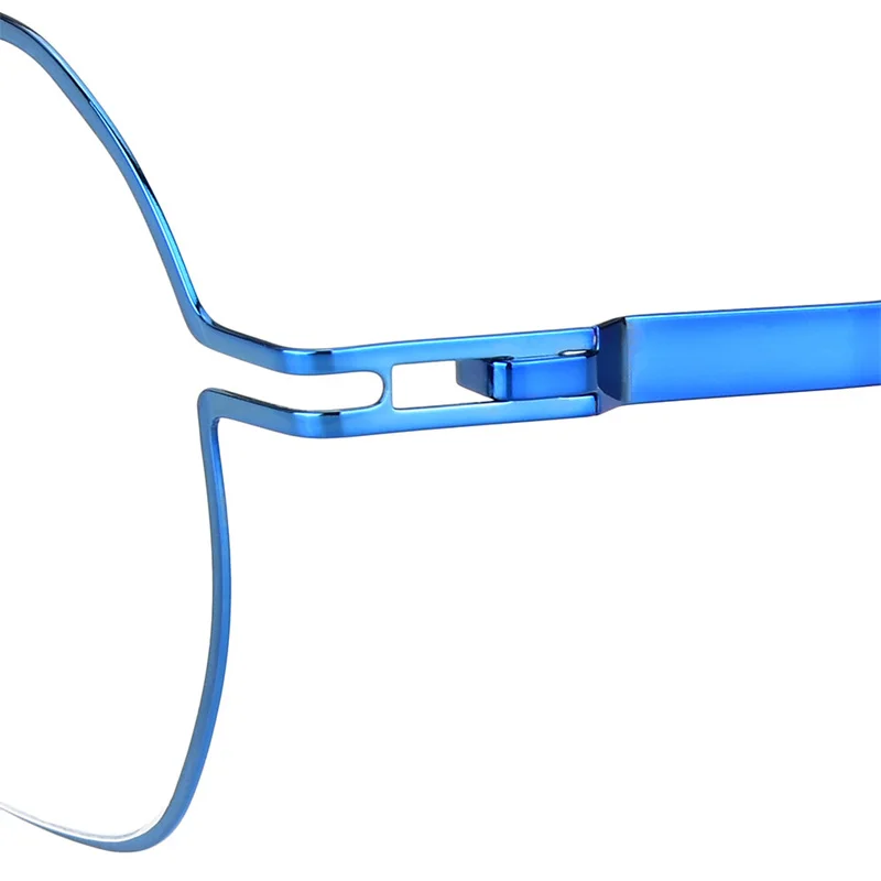 Оправа для очков в стиле пилота, мужские немецкие брендовые дизайнерские безвинтовые ультралегкие квадратные очки, модные двойные лучи Aaron