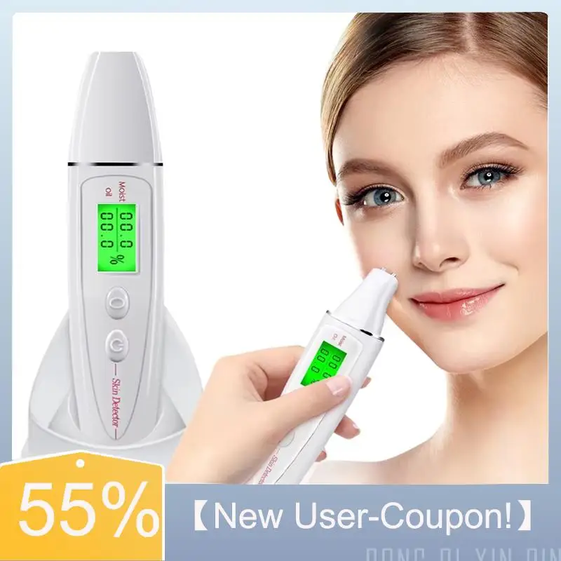 A60T New Face Skin Tester Water Oil Monitor Fluorescent Agent Detector Forforehead Cheek Skin Care