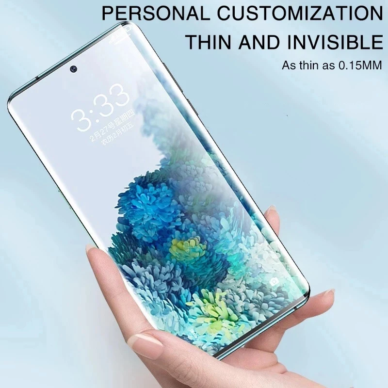 HD Hydrogel Film For Samsung Galaxy S24 S23 S22 S21 S20 Ultra Plus Screen Protector Note 20 10 9 S10 Lite FE A55 A35 A54 A15 5G