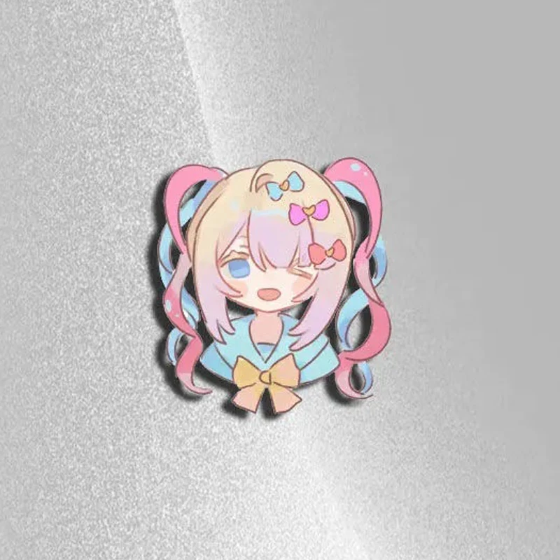 2 szt. Akrylowe przypinki Needy Girl Overdose KAngel Ame Chan Broszki Kolekcja NGO Gadżety Kawaii Ozdoba na Torbę Prezent dla Fanów z Kreskówek