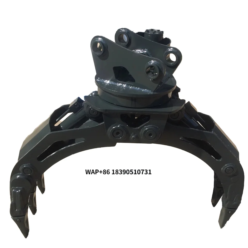 

BRT High Quality Hydraulic Grab Bucket Excavator Grapple New for Farm Site Construction Handling Stones Wood Core Motor Engine