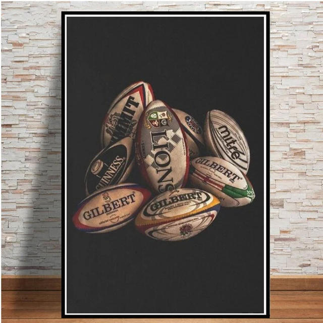 1PC--Rugby Balls Canvas Prints Art Posters and Prints Canvas Art Wall Paintings Cuadros Pictures for Living Room Home Decor C