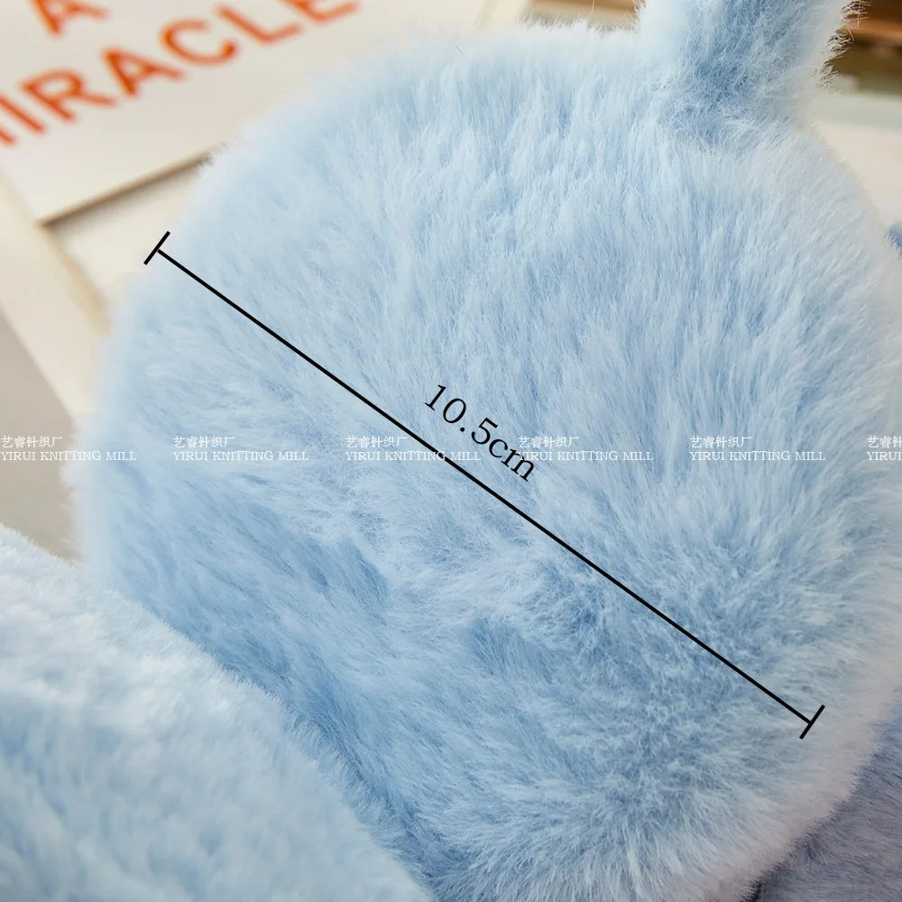 Disney Stitch Plush Filled Warm Children Earmuffs Snow Winter Thickened Ear Warmer Couple Ear Protection Earmuffs Christmas Gift