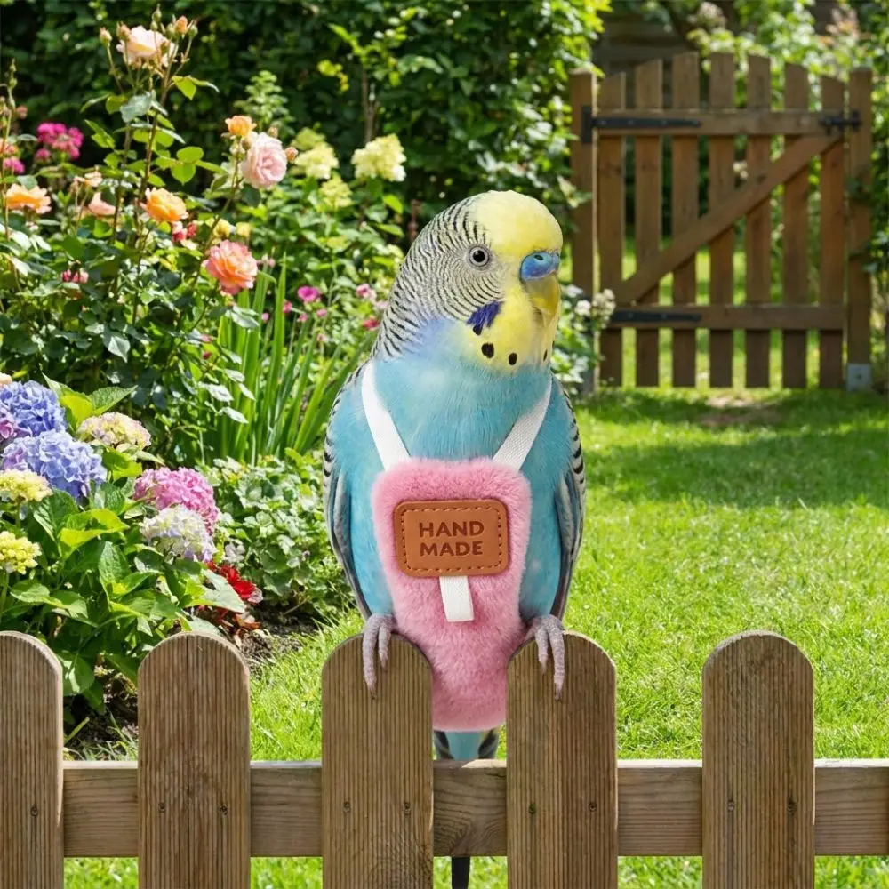 Adjustable Parrot Flight Suit Warm Escape-Proof Bird Urine Pants Comfortable Snap-Closure Bird Harness Nappy Winter Season