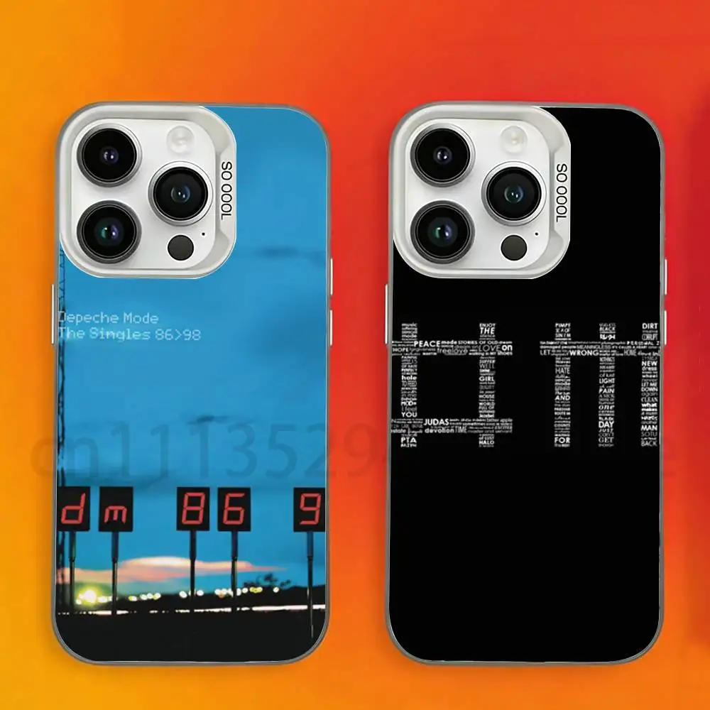 

D-Depeche Mode Phone Case For iPhone 17,16,15,14,13,12,11,Pro,Max,Plus,Mini Candy Matte Shockproof Cover