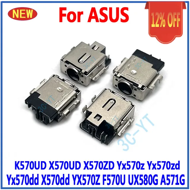 1-5 szt. Nowy Port ładowania laptopa DC z gniazdem zasilania do ASUS K570UD X570UD X570ZD YX570Z F570U UX580G A571G 4.5*3.0