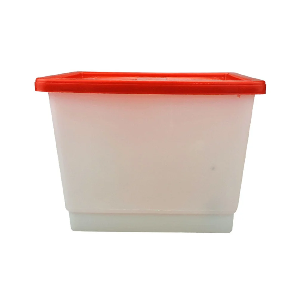 

2L Automatic Pressure Relief Box Transparent Polyethylene Chicken Rabbit Breeding Supplies Cultivation Holder Farm Pet Feeder