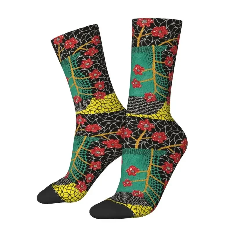 

Yayoi Kusama Flowers Men Women Crew Socks Unisex Fun 3D Print Abstract Art Dress Socks