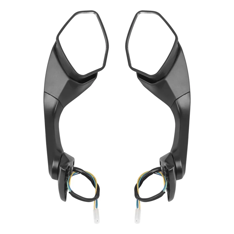 Leading-Edge-Motorcycle Rear View Mirrors With Turn Signals For YAMAHA R1 R6 YZF-R1 YZF-R6 2017 2018 2019 2020