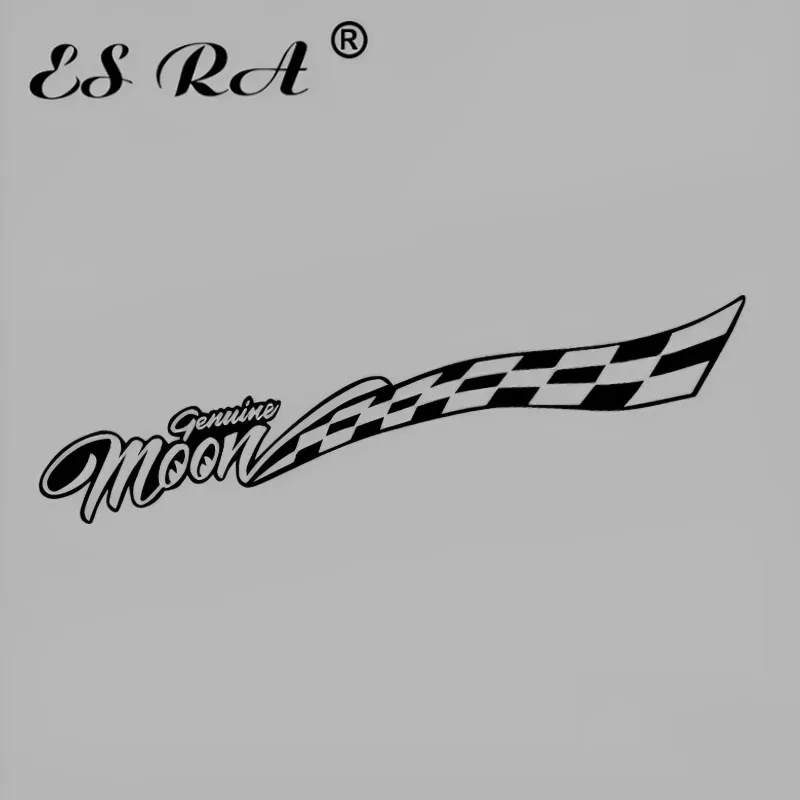 

Hollow Out Ribbon Moon Reflective Stickers Electric Motorcycle Racing Car Body Window Decoration JDM Waterproof Decals