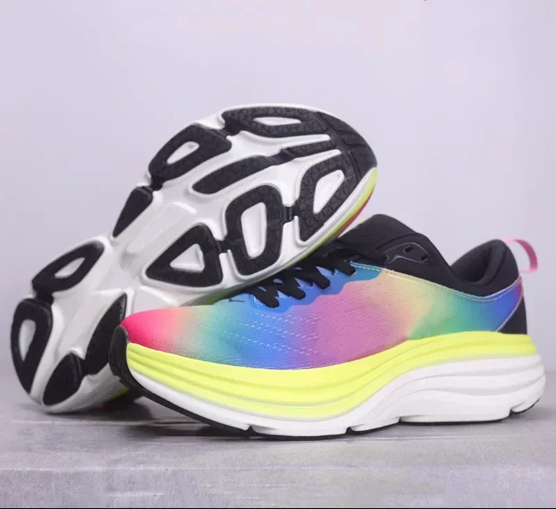 Hardloopschoenen Bondi8 Ademende antislipdemping Road Runs-schoenen Heren Sportschoenen Sneaker Dames