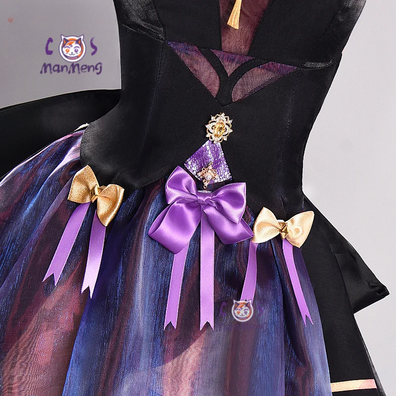 أنيمي لعبة Azur Lane Musashi تأثيري حلي جديدة المرأة القوطية فستان الزفاف الجوارب اكسسوارات هالوين كرنفال مجموعة كاملة البدلة #5