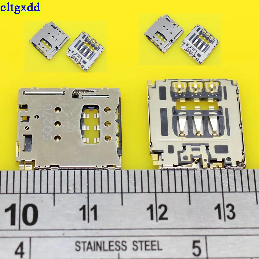 cltgxdd KA-142    Sim card reader holder tray sim card slot socket Connector for Blackberry Q5 Z30 smartphone accessories part