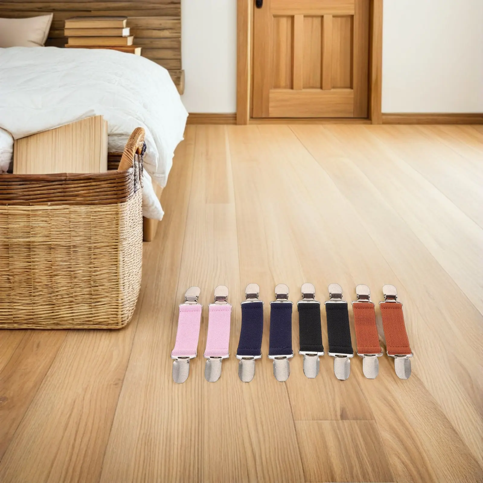 

Набор из 8 металлических зажимов для детских перчаток: нескользящие эластичные держатели для зимних перчаток, легко крепятся