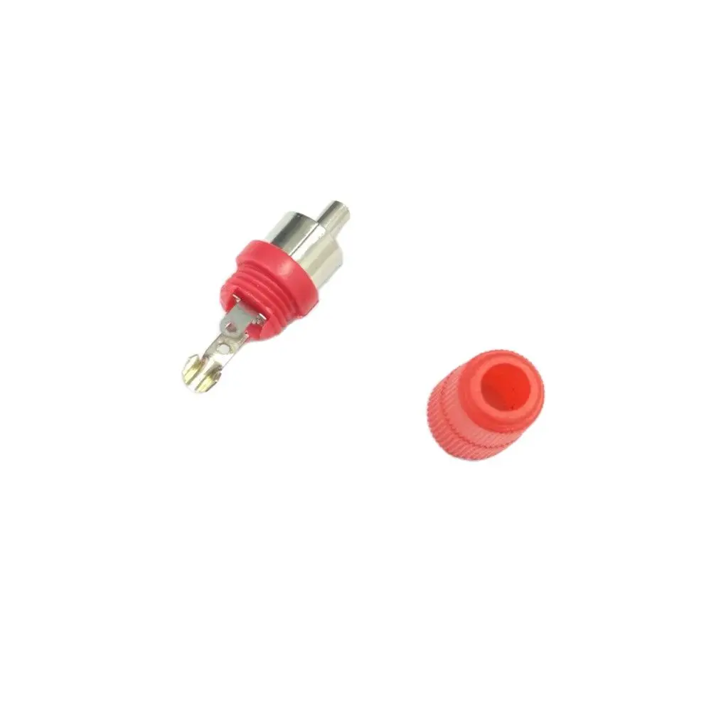 30pcs Male Femake RCA Connector Wire Terminal Cable RCA Injection Molding Professional Speaker Audio Adapter