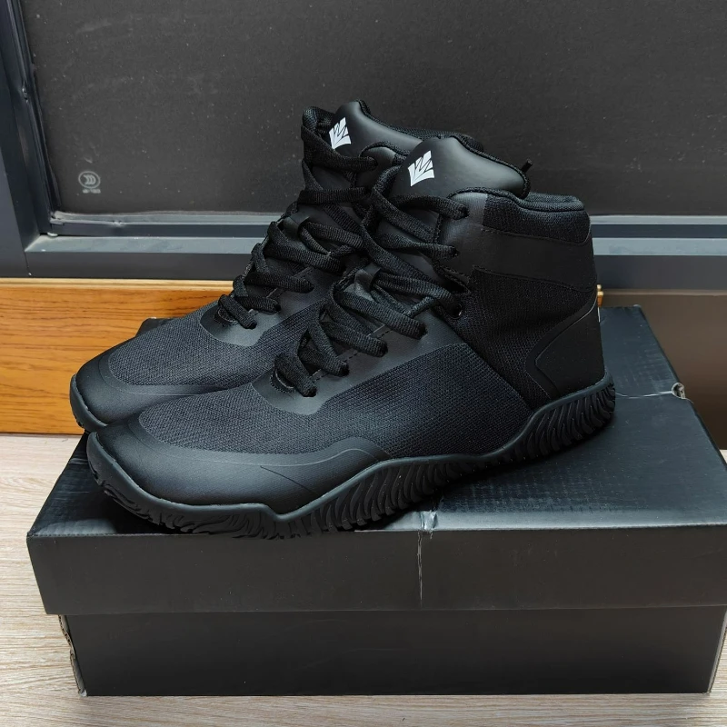 

2025 New Fitness Yoga Shoes Men Women High Top Squat Hard Pull Shoe Couples Big Size Weight Lifting Training Shoes Gym Shoe