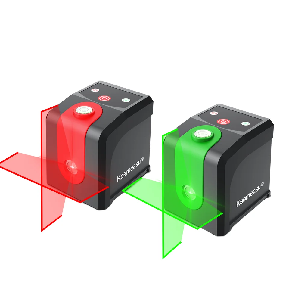 

Green Red Cross Line Spirit Levels Decoration Leveling Machine Mini Laser Level
