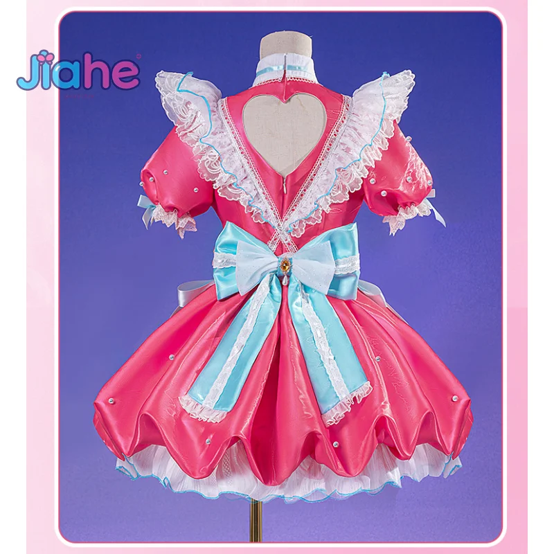 Kurimi Game Naraka: Bladepoint косплей костюм женское розовое милое платье горничной Хэллоуин вечерние платье Лолиты аксессуары комплект реквизита