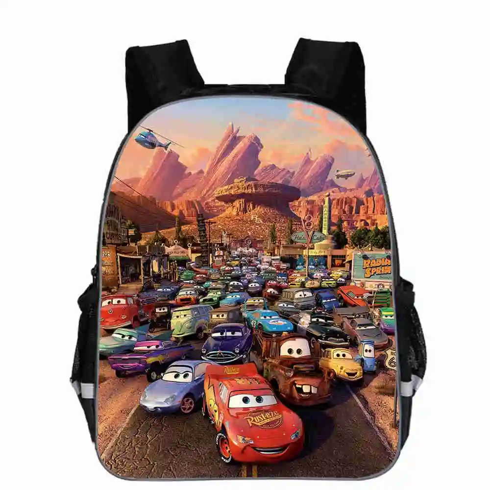 Disney 95 Cars Schoolbag Cool 3D Printing Small Backpack Kindergarten Baby Boys School bags Kids Bookbag