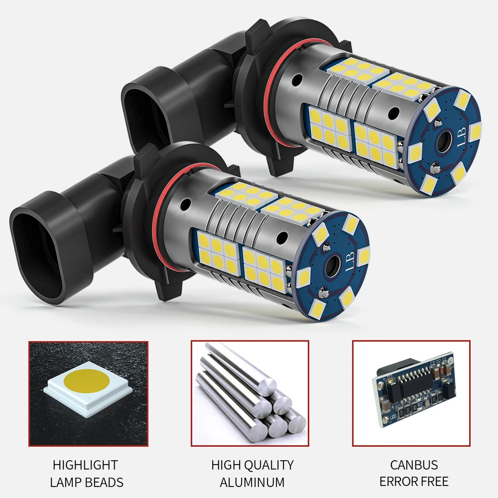 Lâmpada de nevoeiro frontal para Skoda, acessórios LED, lâmpada, 1997-2002, 1998, 1999, 2000, 2001, 2pcs