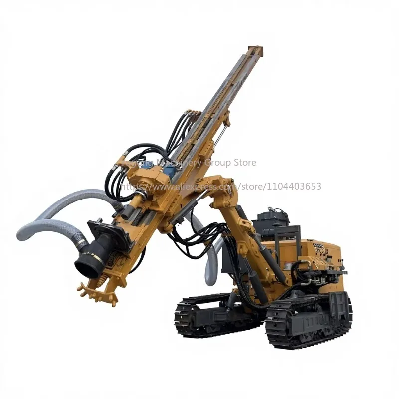 Dual Power Track Mounted Full Hydraulic High Pressure Jet Grouting Ground Anchor Drilling Rig Equipment