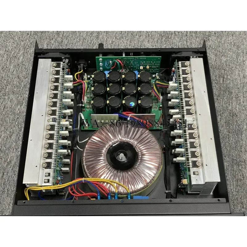 WMWMNU Professional Power Amplifier 2U Class H Amplifier 2-Channel 2x1000w Subwoofer Stereo Amplifier Audio Sound Equipment