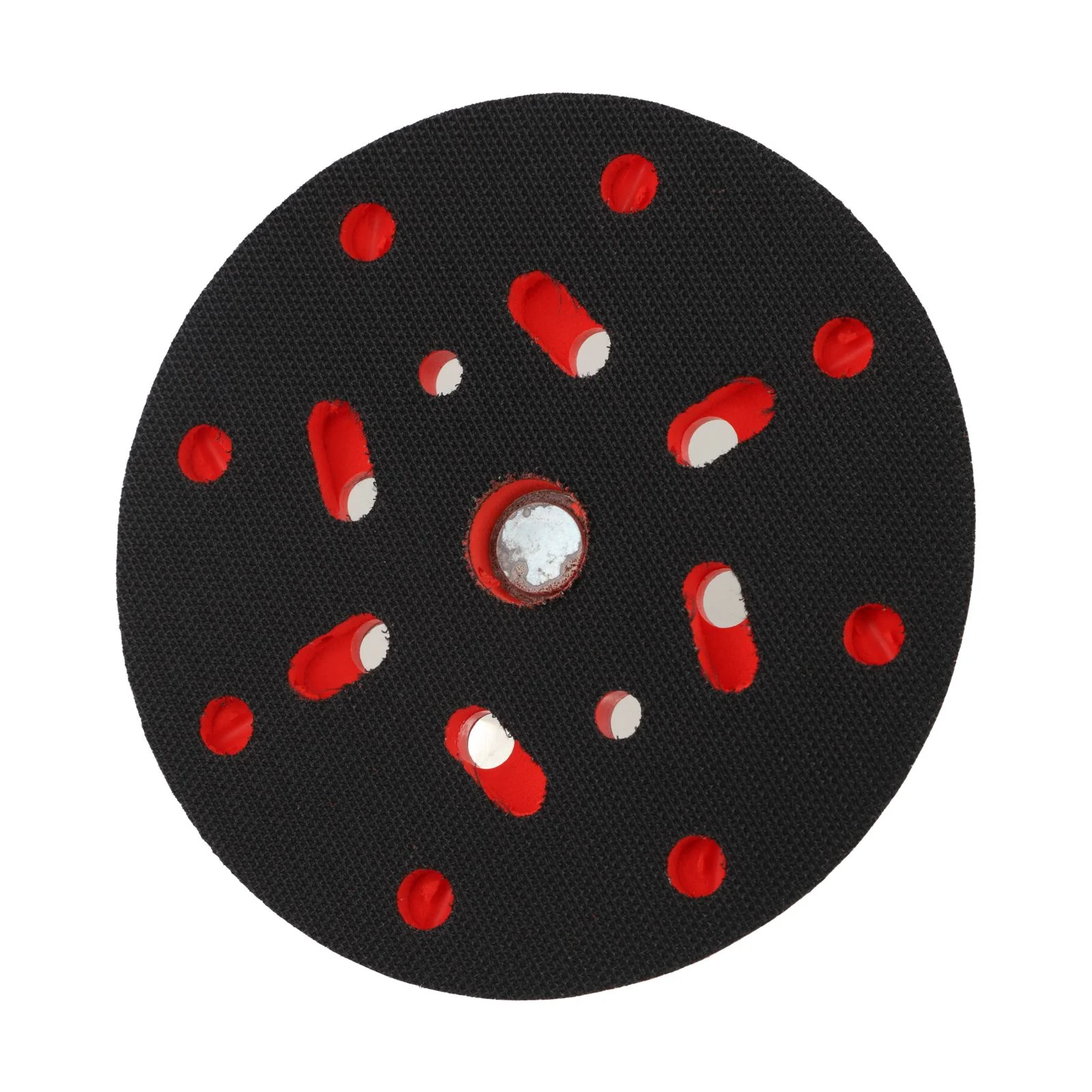 

6 Inch 150mm 17 Hole Sanding Pad For Random Orbital Sander, Hook And Loop- Backing Plate, 5/16-24 Thread, High Speed 12000 RPM