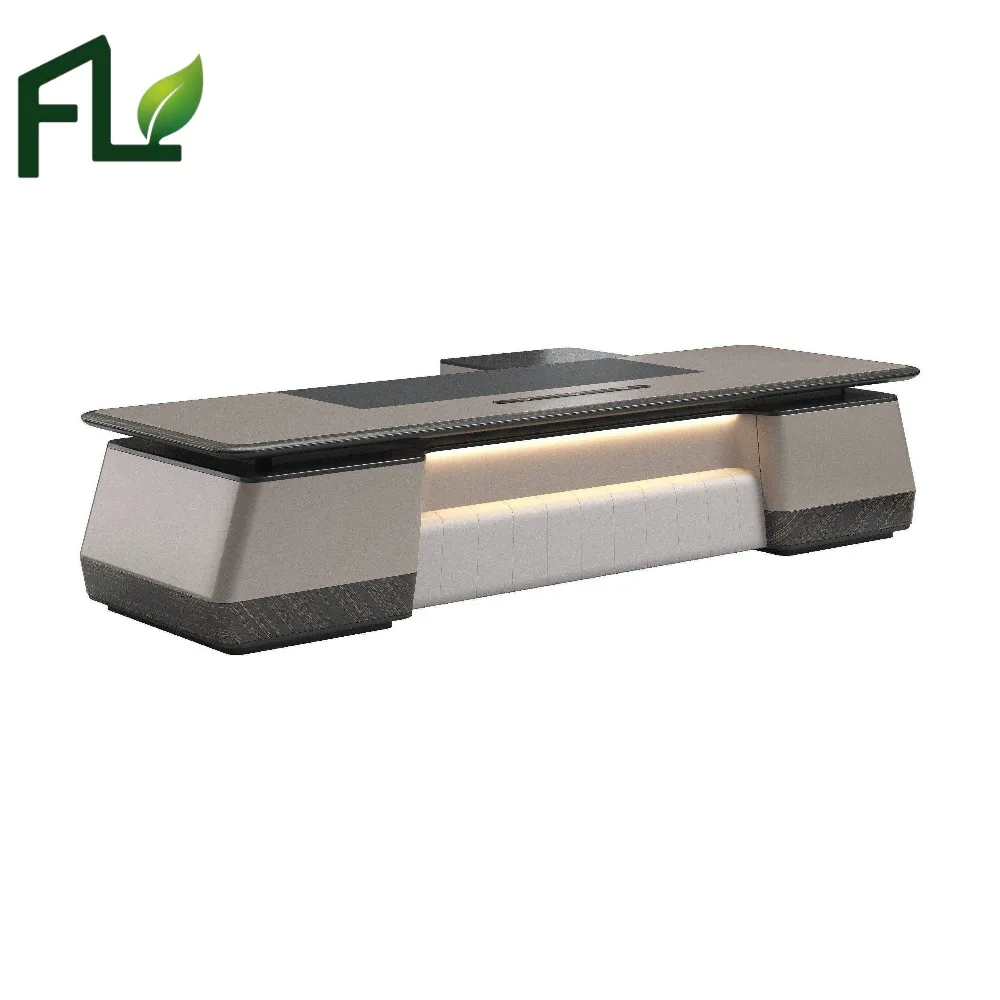 

FaLan Modern Office Furniture Business Desks Painting Manager White Desk