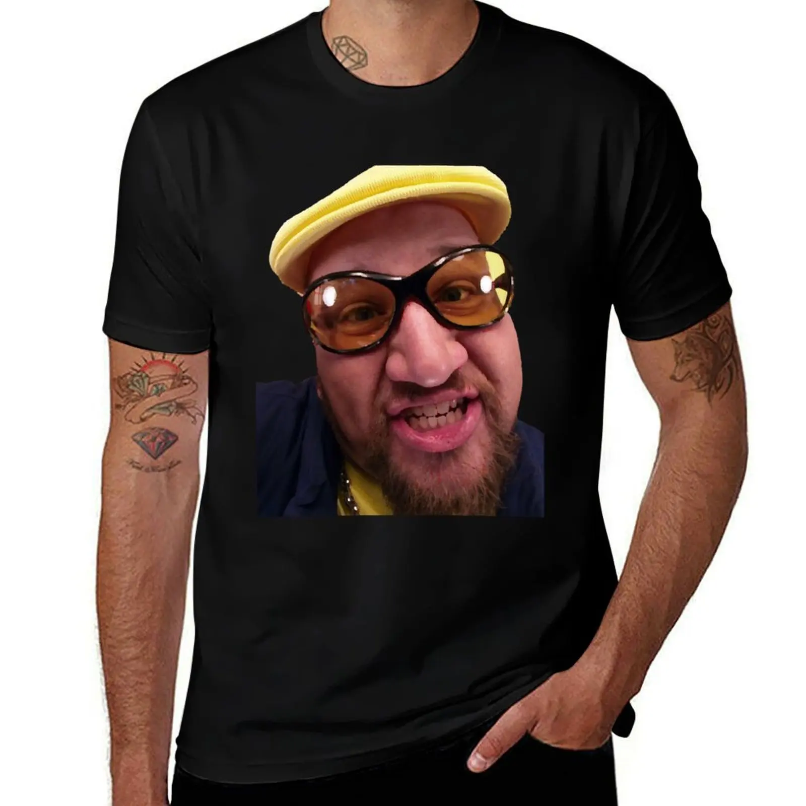 Gustavo Rocque T-Shirt Basic Plain Short Sleeve Crew Neck Tee T-Shirt