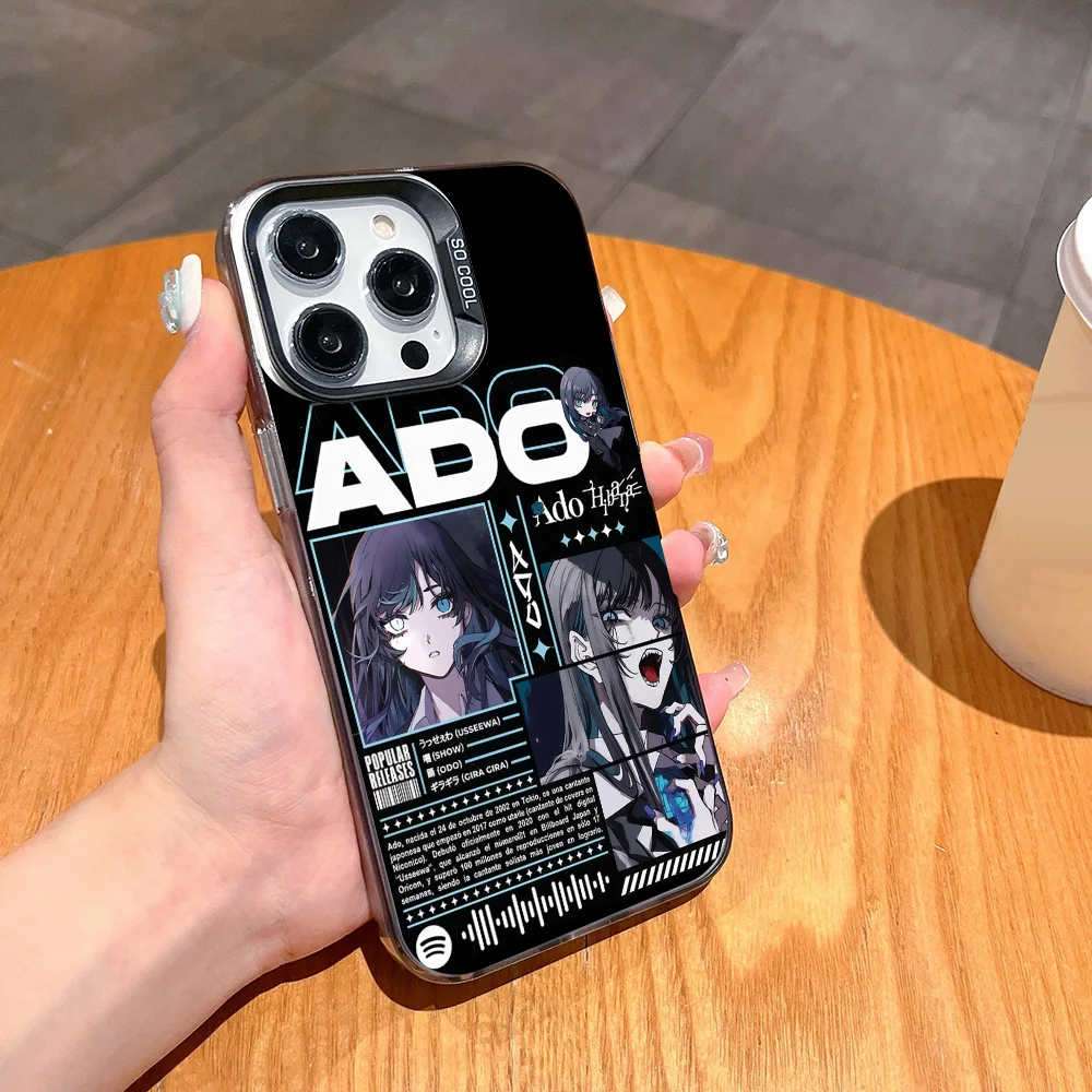 Funda de teléfono FUNDA para Samsung S25 S24 S23 A07 A17 A06 4G 5G cubierta protectora IMD Color cantante japonés A-Ado