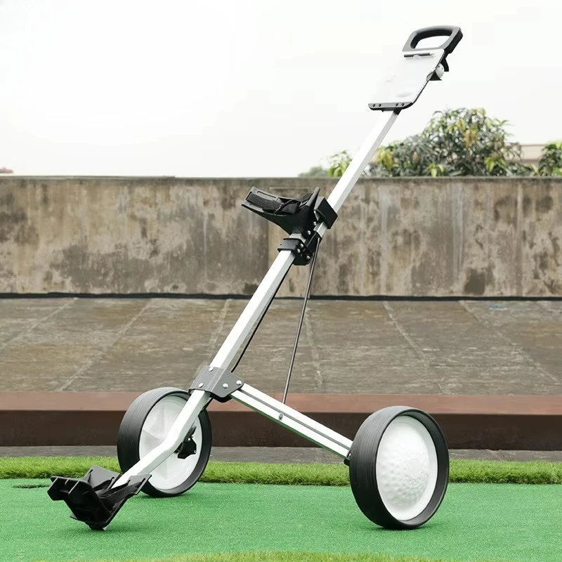 PGM 2 Wheels Wholesale Golf Push Carts Aluminum AlloyGolf Trolley Golf Buggy