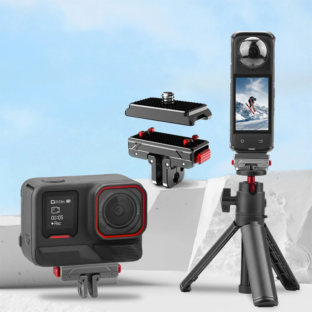 الإفراج السريع محول مغناطيسي قاعدة جبل محول مغناطيسي جبل عمل كاميرا ترايبود محول جبل لوحة ل Insta360 Ace Pro 2 #1